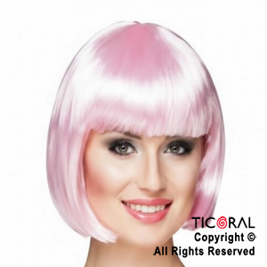 PELUCA CARRE ROSA X 1